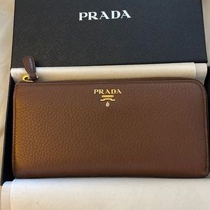 Authentic Prada Saffiano Wallet